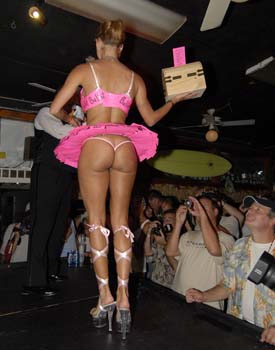 Hogs Breaths Home Made Bikini Contest 2008 photo - Duval Street, Key West